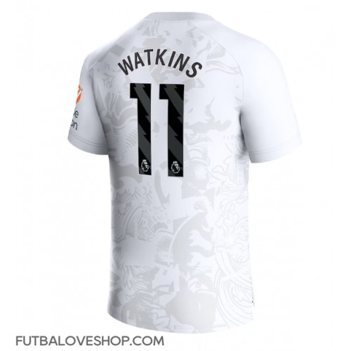 Dres Aston Villa Ollie Watkins #11 Preč 2023-24 Krátky Rukáv